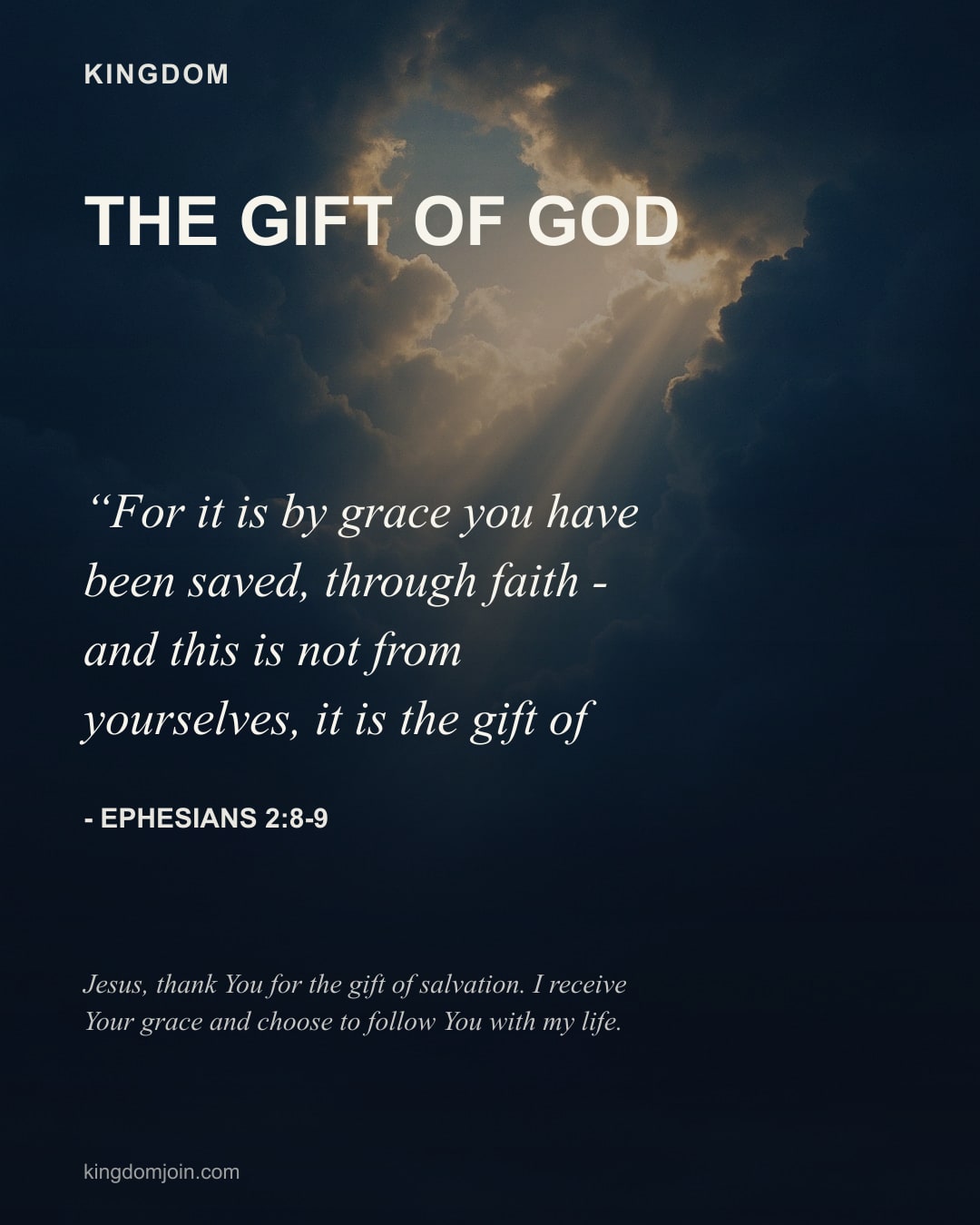 The Gift of God - Ephesians 2:8-9